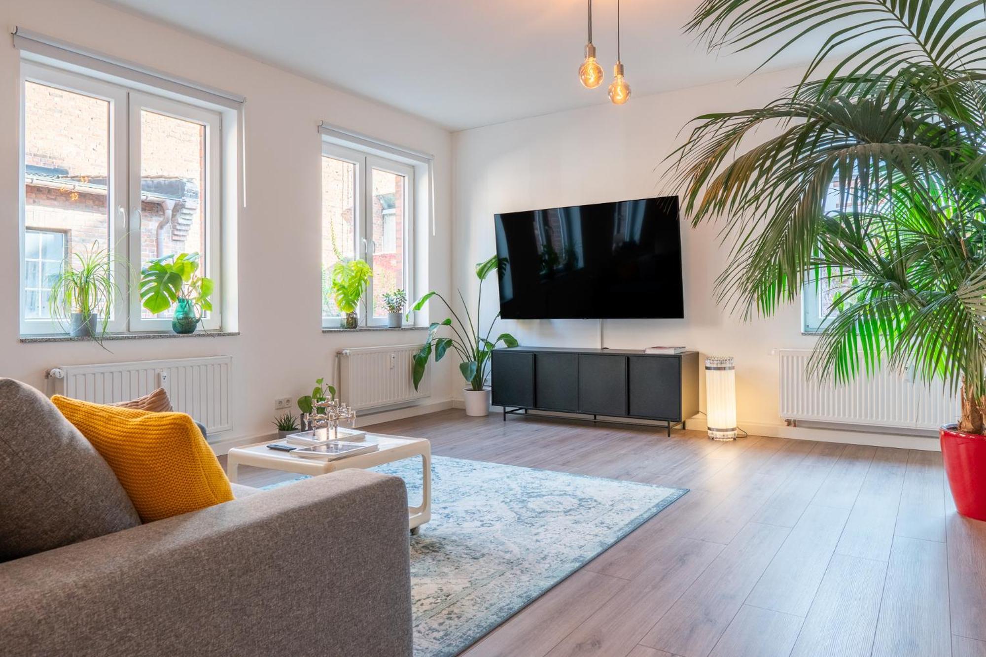 Luxurioeses Apartment, 10Min Innenstadt, Parkplatz Erfurt Bagian luar foto